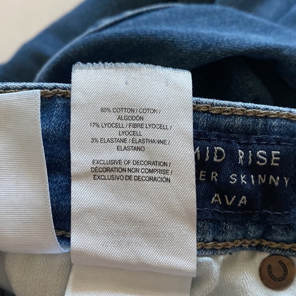 Women’s Lucky Brand Mid Rise Super Skinny Ava Jeans Size 6/28 - Picture 9 of 14